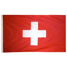 Wholesale Factory Price 3X5 World National Flag In Stock Switzerland National Flags For Sale 3X5 Switzerland Flag